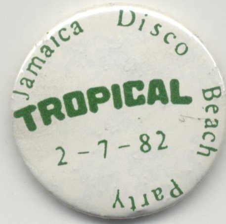 Jamaica Disco Beach Party celebrada a la Discoteca Tropical de Gav Mar (2 de Juliol de 1982)